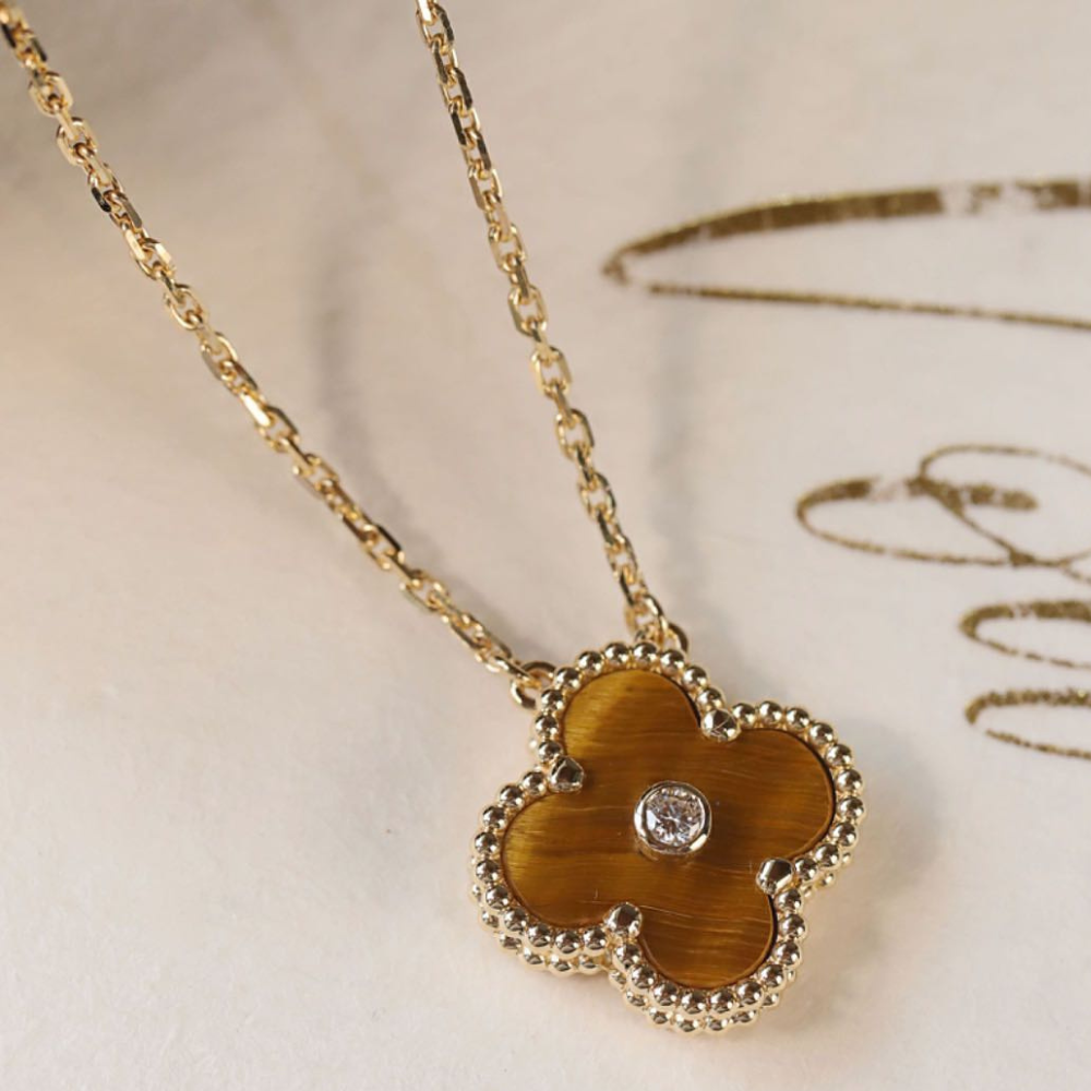 Naszyjnik z Kwiatem Tygrysiego Oka